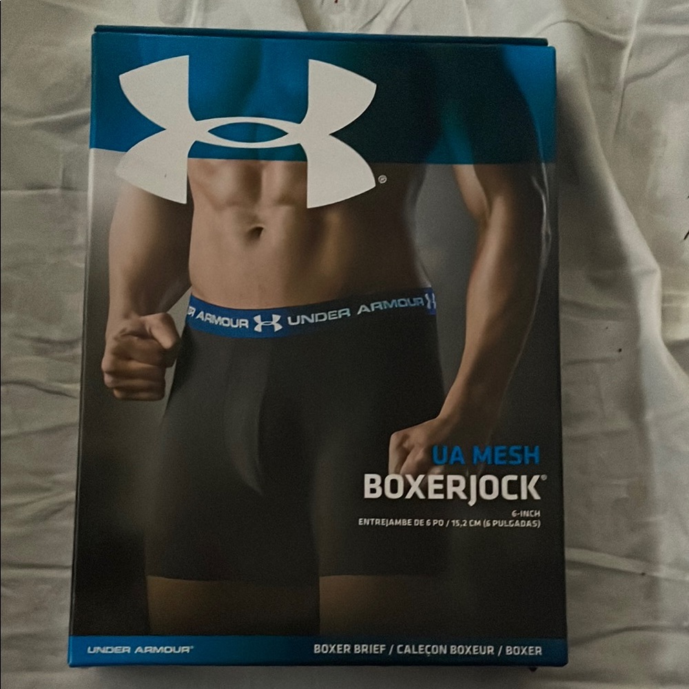 Under Armour Men's Black Boxerjock